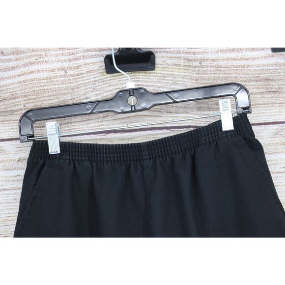 VINTAGE Levis Bend Over Womens Size 14 High Rise Pull On Pants Black - Picture 2 of 8